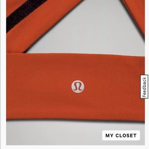 Lululemon Flyaway Tamer Headband Luxtreme one size NEVER WORN